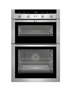Neff U15M52N3Gb Built-In Double Electric Oven - Stainless Steel